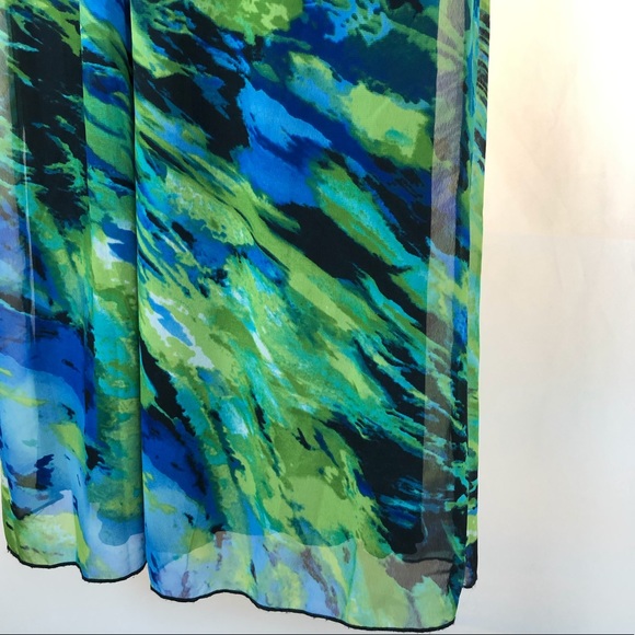 Cynthia Rowley spaghetti strap maxi dress 6 - Picture 7 of 7